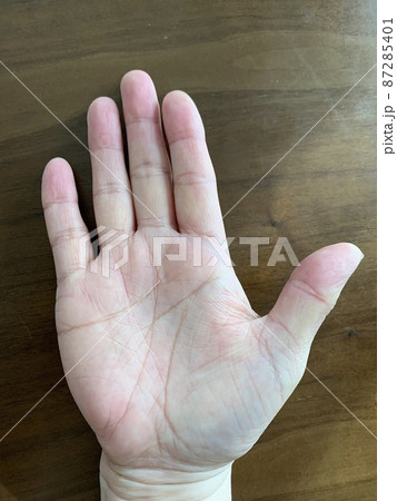 仏眼相と神秘十字線とラッキーM線稀な手相 87285401