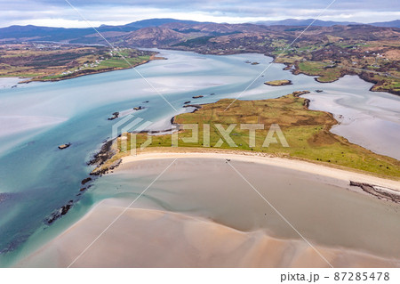 Gweebarra Bay between Lettermacaward and Portnoo in County Donegal - Ireland 87285478