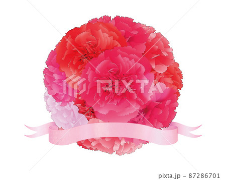 母の日 カーネーション 背景素材 母の日 カーネーション 背景素材 87286701