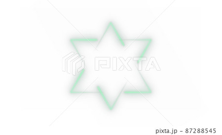 CGライン 6個の光点と星形多角形に伸びる光跡 CGライン 6個の光点と星形多角形に伸びる光跡 87288545