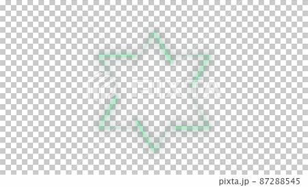 CGライン 6個の光点と星形多角形に伸びる光跡 CGライン 6個の光点と星形多角形に伸びる光跡 87288545