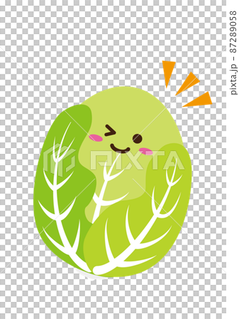 白菜 キャラクター　線なし 87289058