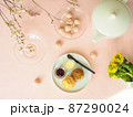 桜と菜の花 スコーンのティータイム 87290024