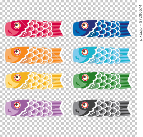 Carp streamer color variation set 87290674