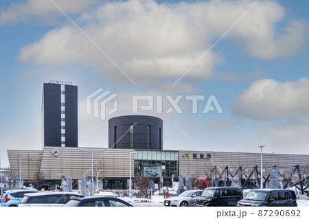 冬のJR函館駅 北海道函館市 冬のJR函館駅 北海道函館市 87290692