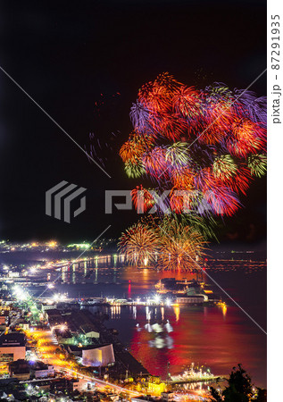 敦賀　とうろう流しと大花火大会 87291935