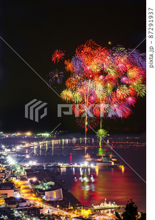 敦賀　とうろう流しと大花火大会 87291937