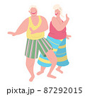 踊る陽気な老夫婦 87292015