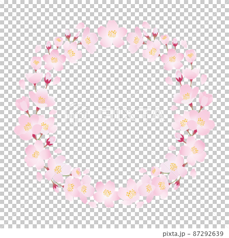 Sakura flower spring frame Sakura flower spring frame 87292639