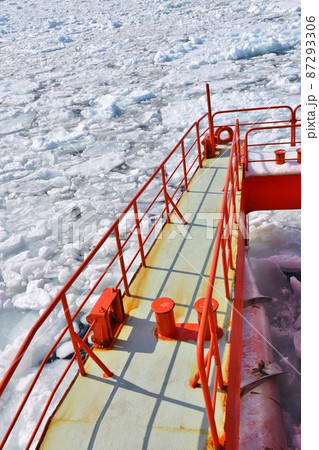 紋別の流氷の海　北海道 87293306