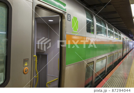 電車　2階建てグリーン車　湘南新宿ライン　 E231系　東海道線　グリーン車 87294044