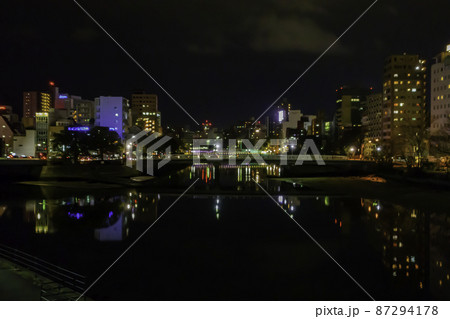 広島駅南口　上柳橋　広島県広島市 87294178