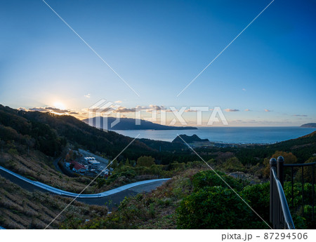 福井 敦賀湾 杉津パーキングエリアから 2021年11月撮影 福井 敦賀湾 杉津パーキングエリアから 2021年11月撮影 87294506