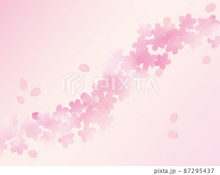 桜の背景イラスト 桜の背景イラスト 87295437
