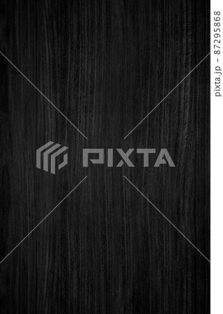 Black gray wood color texture horizontal for background. Surface light clean of table top view. Natural patterns for design art work and interior or exterior. Grunge old white wood board wall pattern. 87295868