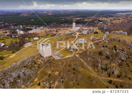 Ruined Olsztyn Castle, Poland 87297335