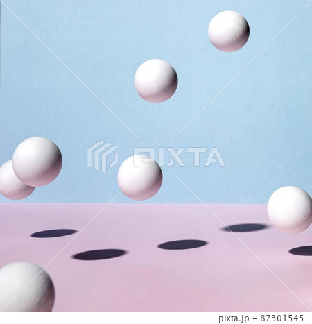 front view ping pong balls bouncing around front view ping pong balls bouncing around 87301545
