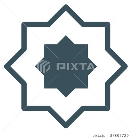 Ramadan kareem icon set , Islamic Line Art PNG Icons 87302729