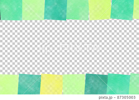 Background material_watercolor texture_yellowish green 87305003
