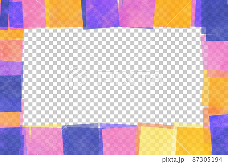 Background material_watercolor texture_pink 87305194