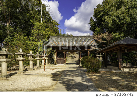 玉井宮東照宮 随身門 岡山県岡山市 玉井宮東照宮 随身門 岡山県岡山市 87305745