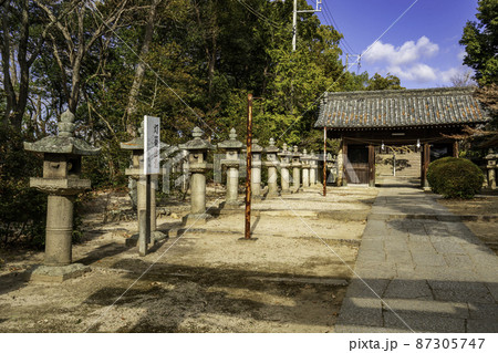 玉井宮東照宮 随身門 岡山県岡山市 玉井宮東照宮 随身門 岡山県岡山市 87305747