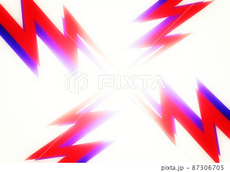 抽象的な雷のイラスト 抽象的な雷のイラスト 87306705