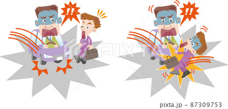 交通安全＜人身事故・ビジネスマン（男性）＞ 87309753