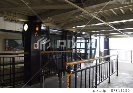 新穂高ロープウェイ しらかば平駅の2階建てロープウェイ乗り場 新穂高ロープウェイ しらかば平駅の2階建てロープウェイ乗り場 87311139