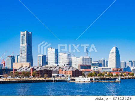 横浜　赤レンガ倉庫とみなとみらい 87312228