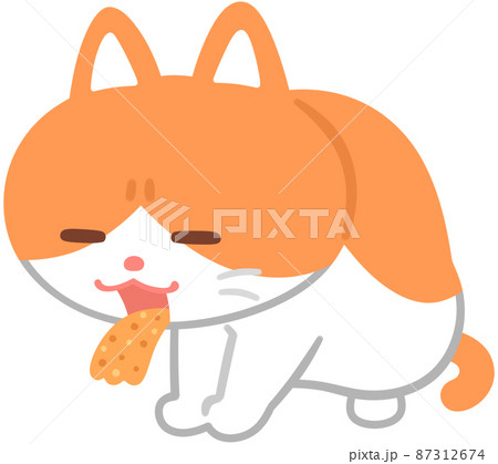 嘔吐する猫のイラスト素材 [87312674] - PIXTA