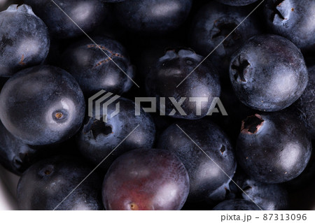 Full frame shot of blue berries with copy space 87313096
