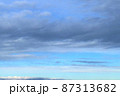 神秘的な雲と青空 87313682