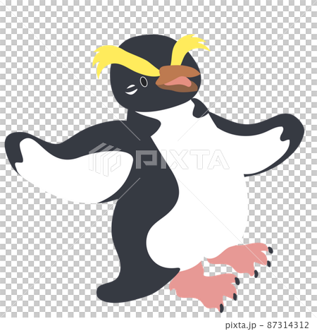 フィヨルドランドペンギン喜ぶ 87314312