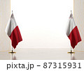 Horizontal frame and border with Malta flag 87315931