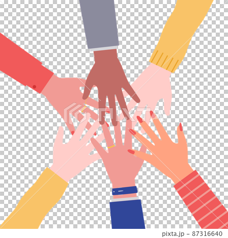 Vector illustration of cooperating people 87316640