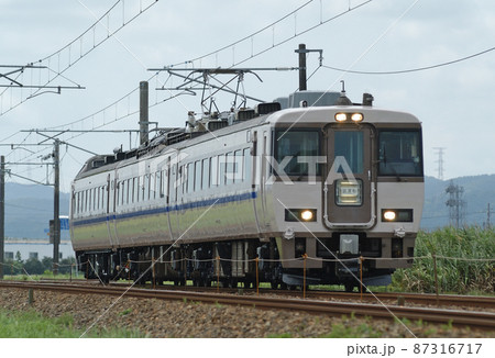 北陸本線　森本－津幡　JR西日本　485系　Y11改編成（金沢）　試運転 87316717