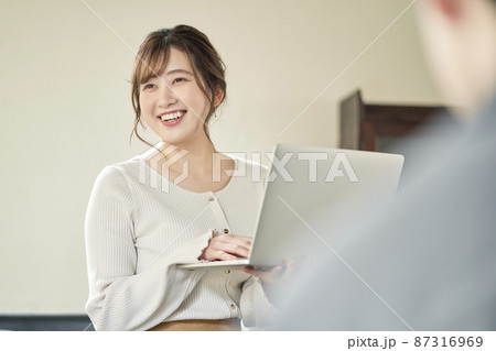 テレワーク 女性 テレワーク 女性 87316969