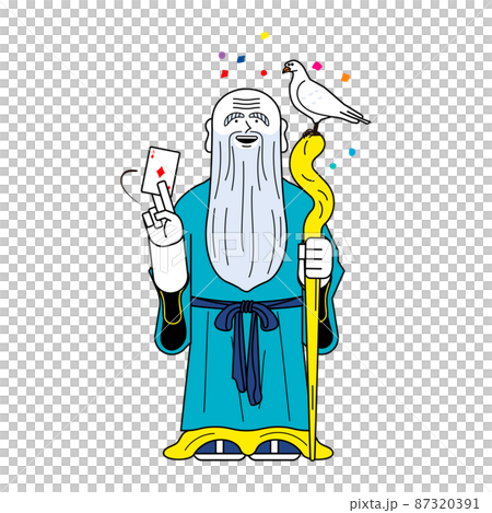 Hermit doing magic 87320391