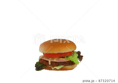 自作のハンバーガー 自作のハンバーガー 87320714