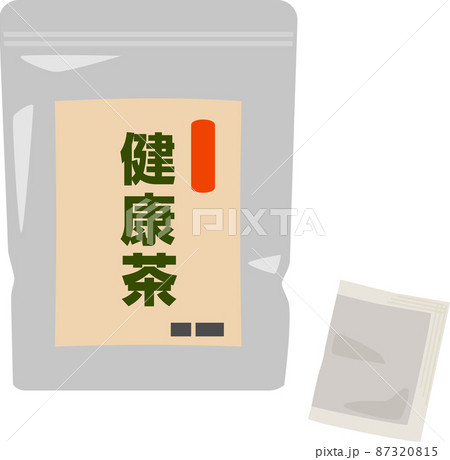 袋入りの健康茶とティーバッグ 87320815