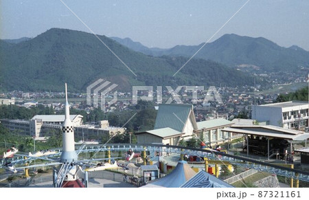 群馬県　桐生市にある桐生が岡公園の遊園地　1973年　昭和48年 87321161