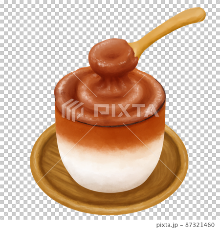ソーサ―付きダルゴナコーヒー　Dalgona Coffee　whipped coffee　Froth 87321460
