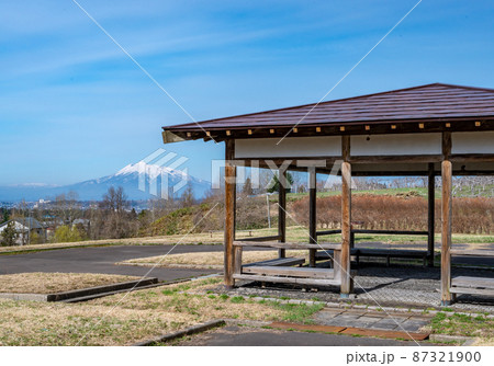 浪岡墓地より岩木山　その3 87321900