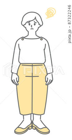 呆れた顔の大人女子　アバター 87322246