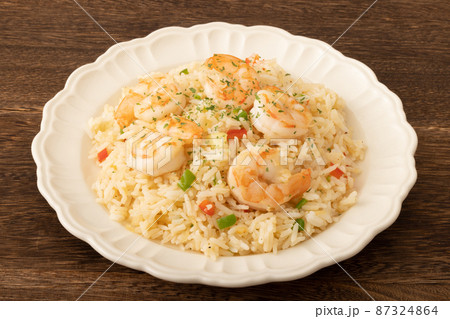 エビピラフ　(ジャスミンライス) 87324864