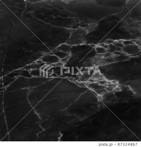 Black marble natural pattern for background, abstract natural marble black and white 87324867