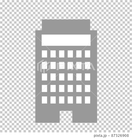 建築圖標。 (灰色的) 建築圖標。 (灰色的) 87326908