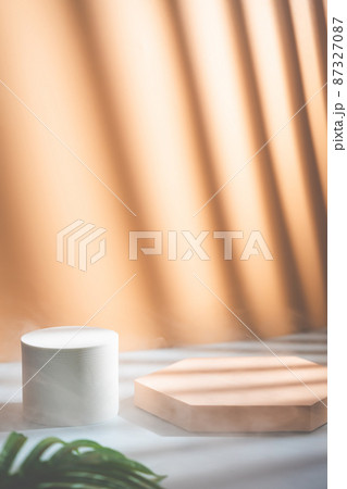 Cosmetics product advertising stand. Cosmetics product advertising stand. 87327087