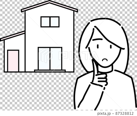 一個女人在考慮住房 87328812